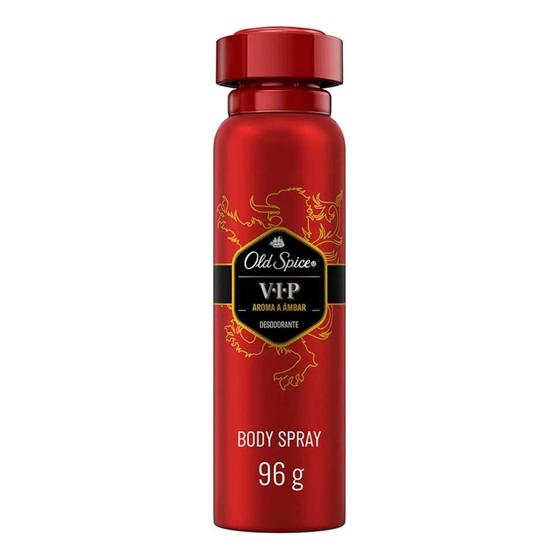 X3 Desodorante Old Spice Vip Confianz Ámbar Body Spray 150ml Ambar