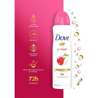 X3 Desodorante Dove Spray Aerosol Granada Verbena 72h 150ml Granada