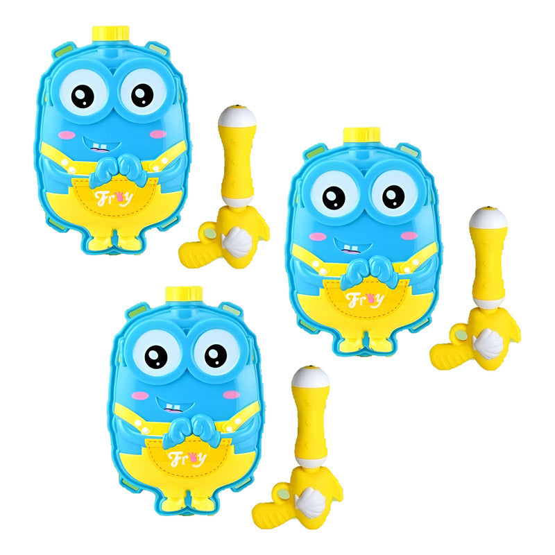 X3 Pistola De Agua Con Mochila Lanza Agua Juguete Verano.