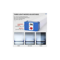Pack X4 Lampara Emergencia Luz Barra Led Recargable Usb 30cm Blanca/azul
