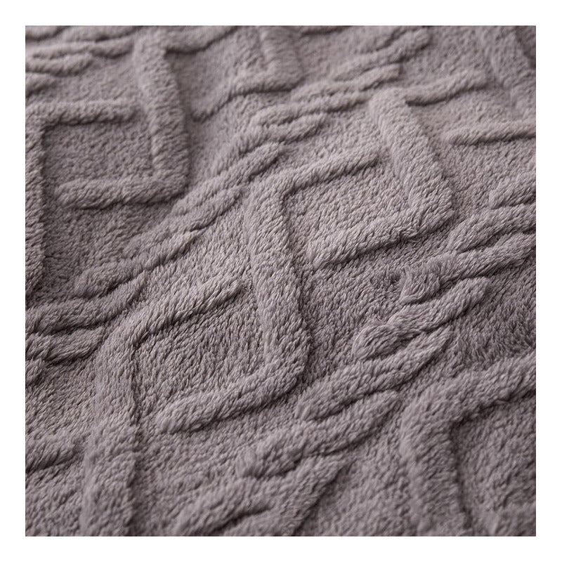 Frazada Texturizada Con Chiporro Manta Sherpa 150x200cm
