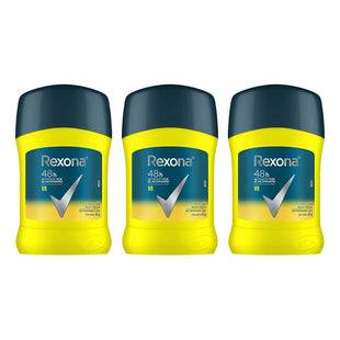 X3 Desodorante Barra Rexona Men Antitranspirante V8 50g Neutra