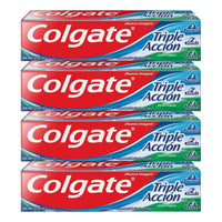 X4 Colgate Triple Accion Crema Dental 100ml Menta Original