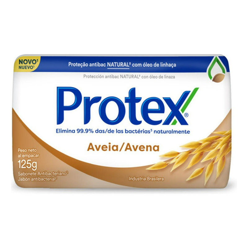 Pack X12 Jabón Barra Protex Antibacterial Avena 125gr