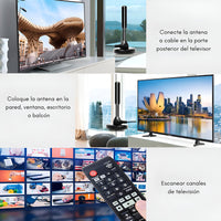Antena Digital 4k Smart Tv Para Interiores