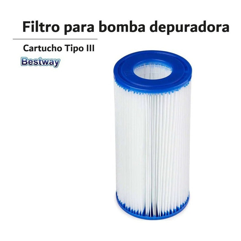 Filtro Para Bomba De Piscina Bestway Filtro Iii -a/c