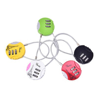 Candado Viaje Con Clave Mochila/ Locker/ Equipaje Anti Robo