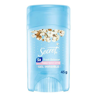 Desodorante Gel Secret Powder Protect Cotton Algodón 45g