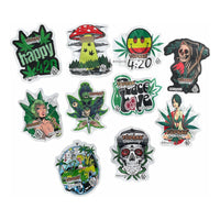 20 Bolsas De Mylar Contenedor Weed Cierre Cremallera No Olor