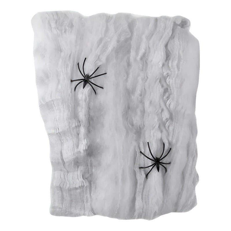 Telaraña Decoracion Halloween Araña Fiesta Decorativa Elasti