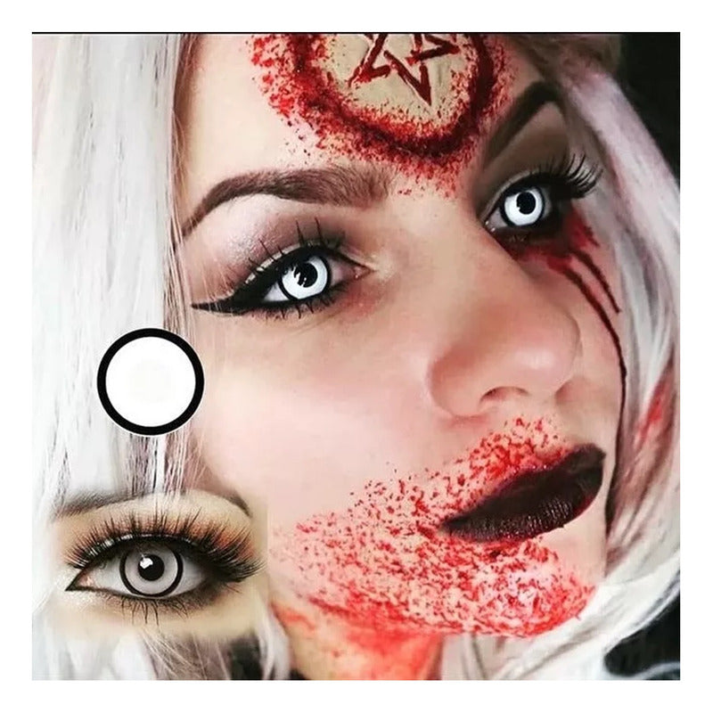 Lentes De Contacto Coreanos Crazy Fx Cosplay Drag Halloween