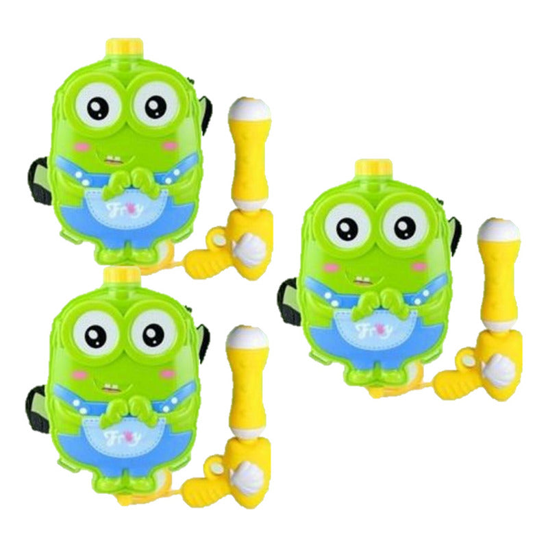 X3 Pistola De Agua Con Mochila Lanza Agua Juguete Verano.