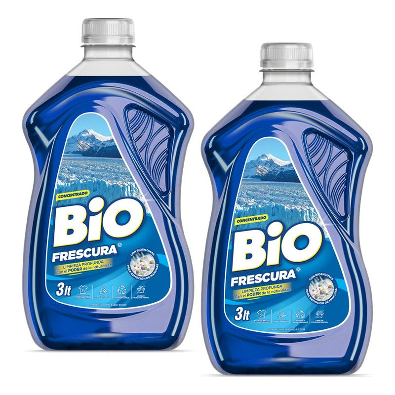 Detergente Liquido Bio Frescura Campos De Hielo 3litros