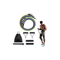 Kit Bandas Elásticas Banda Elastica De Resistencia Ejercicio Verde