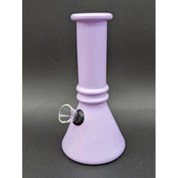 Bongs Vidrio Pyrex Pipa De Agua Resistente Quemador Liso Lila