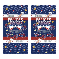 X2 Funda De Puerta Decoración Fechas Patrias 100x210cm M3