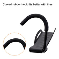 Soporte Bicicleta Con Gancho Acero Reforzado Para Pared Color Negro