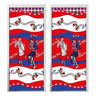 X2 Funda De Puerta Decoración Fechas Patrias 100x210cm M5