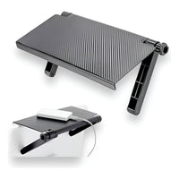 Repisa Estante Soporte Sobre Pantalla Tv Ajustable Plegable Color Negro