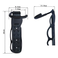 Kit De Soporte De Pared Para Bicicleta Con Gancho De Bicicleta De Color Negro
