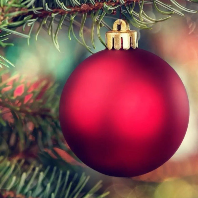 X6 Esferas Navideñas Decoración Navidad Hogar Adornos Árbol