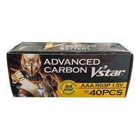 Pack Caja 40 Pilas Triple Aaa  1.5 V.