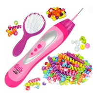 Set Juego Peinados Cabello Maquina Trenzas Juguete Niñas