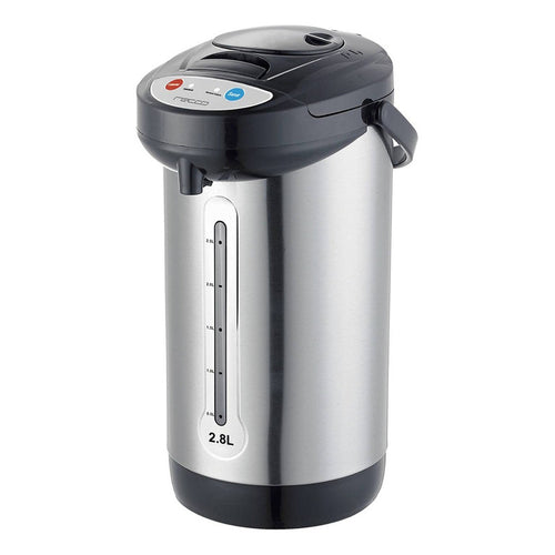 Termo Hervidor Electrico Recco 2.8l Apagado Automatico Termo Plateado