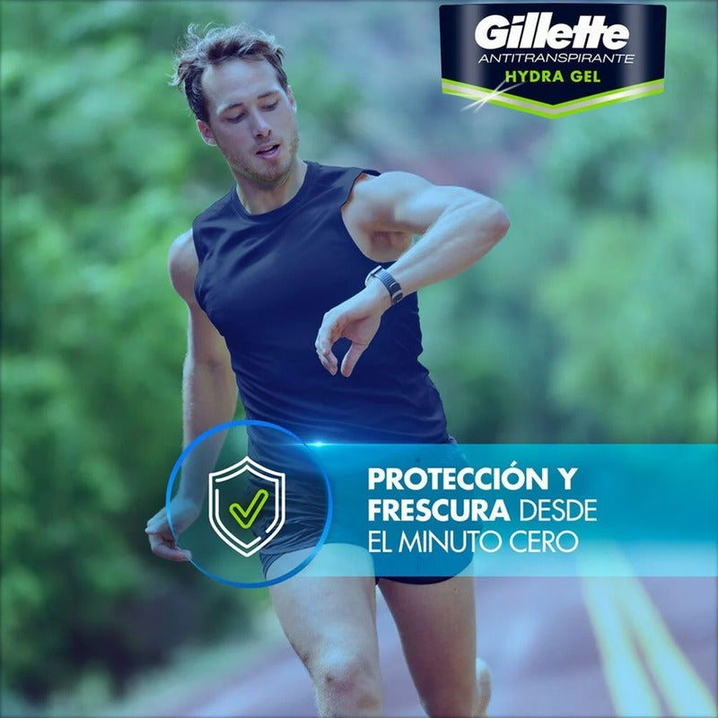 Desodorante Gillette Gel Hidratación Con Aloe 82g Hydra Gel