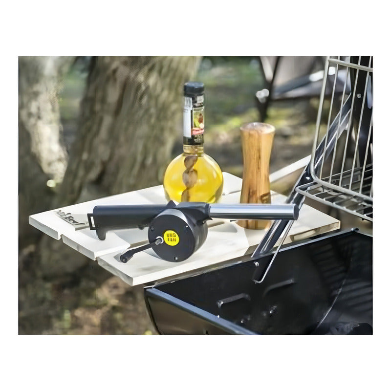 Soplador De Carbón Con Manivela Asado Bbq Parrilla Mr Beef