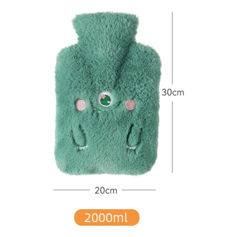 Pack3 Guatero Premium Goma Caucho 2000ml + Funda Polar Calor