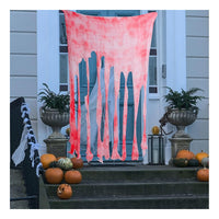 Decoracion Halloween Tela Decorativa Sangrienta Fiesta Terro