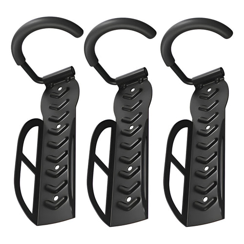 Pack X3 Porta Bicicleta Para Pared Gancho Colgador Bicicleta Negro