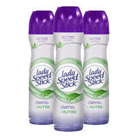 X2 Desodorante Aerosol Lady Speed Stick Aloe Derma Nutre 48h Aloe Vera