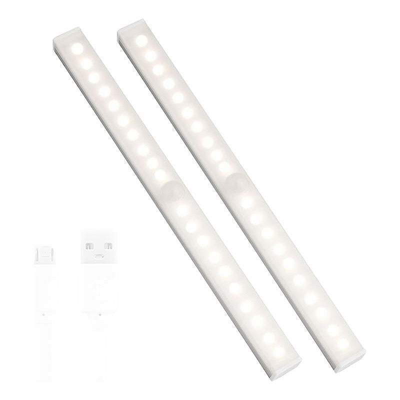 Luz Barra Led 30cm Con Sensor Movimiento Muebles Baño Cocina