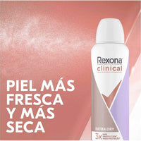 Desodorante Rexona Clinical Aerosol Extra Dry Women 150ml