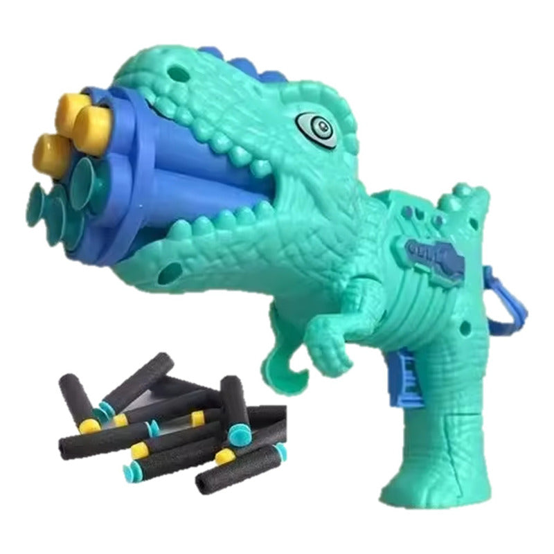 Dinosaurio Lanzador De Dardos Pistola Juguete Para Niños