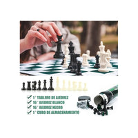 Tablero Ajedrez Calidad Profesional Grande Enrollable