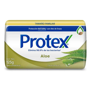 Jabón Barra Protex Antibacterial Aloe Vera 125gr Protección