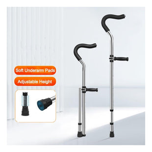 Muleta Ajustable Para Caminar Muleta Ligera Alta Calidad Aux