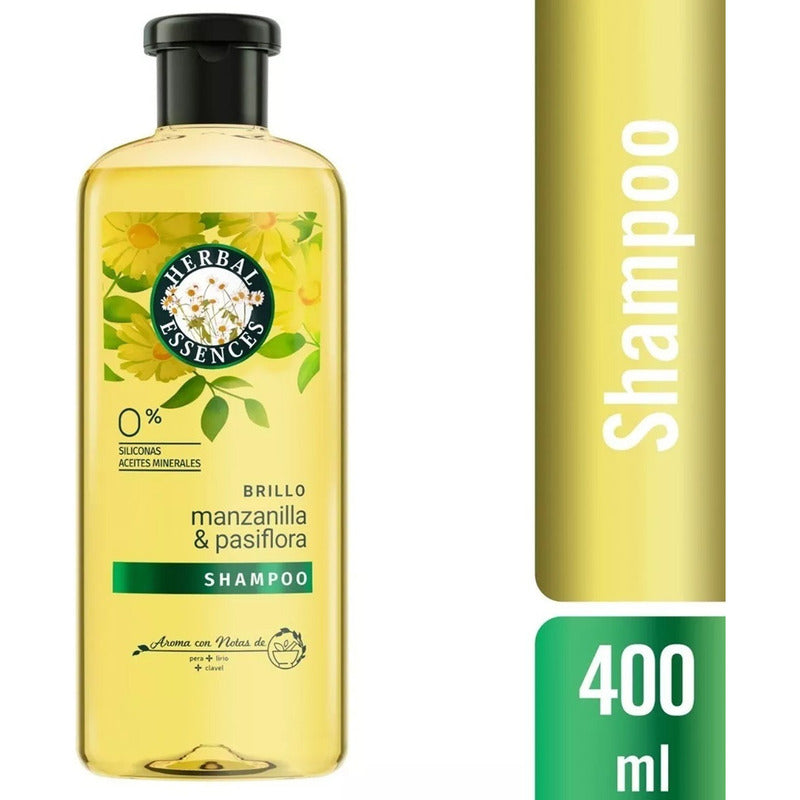 X2 Shampoo Herbal Essences Manzanilla & Pasiflora 400ml
