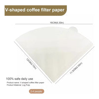 Filtro De Papel Para Cafetera Desechable Filtros Para Café
