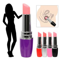 X2 Vibrador Discreto Lápiz Labial Estimulación De Clítoris