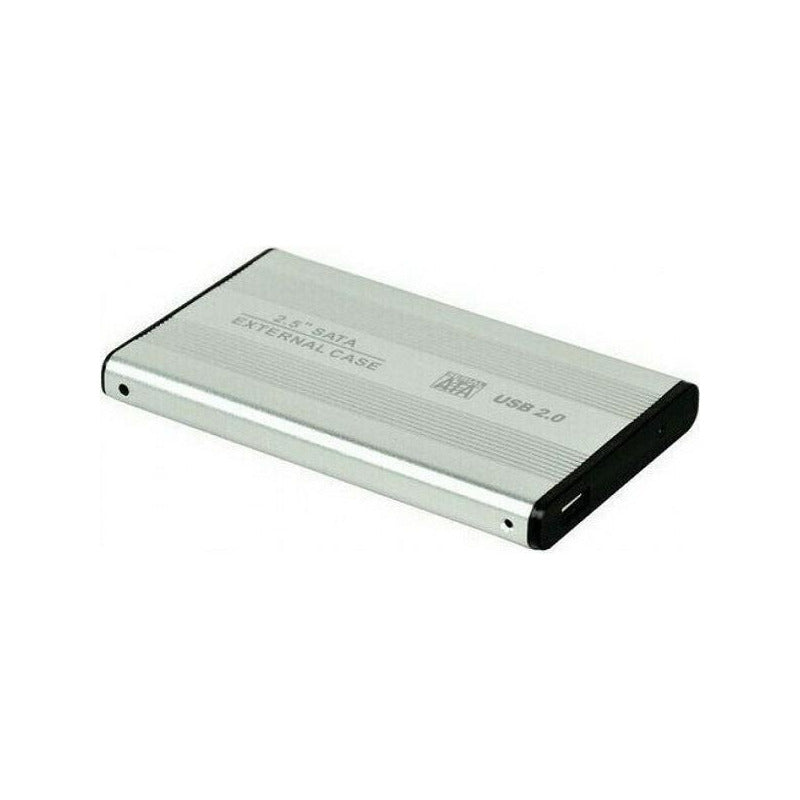 Case Disco Duro 2.5 Hdd Sata Cofre Aluminio Externo Negro