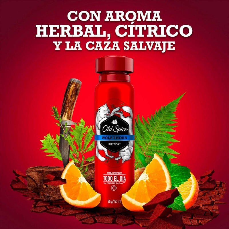 Desodorante Old Spice Wolfthorn Body Spray Aerosol 150ml