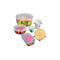 Tapas De Silicona Extensible Ajustable Adaptable Alimentos