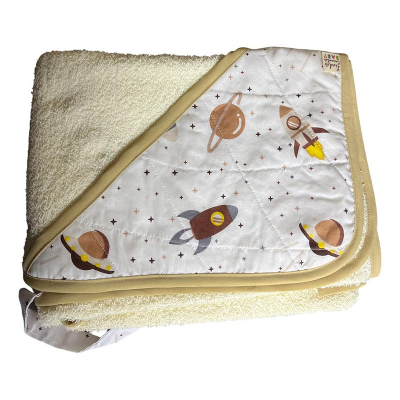 Manta De Baño Infantil Toalla Delantal Capucha Bebe Maternal