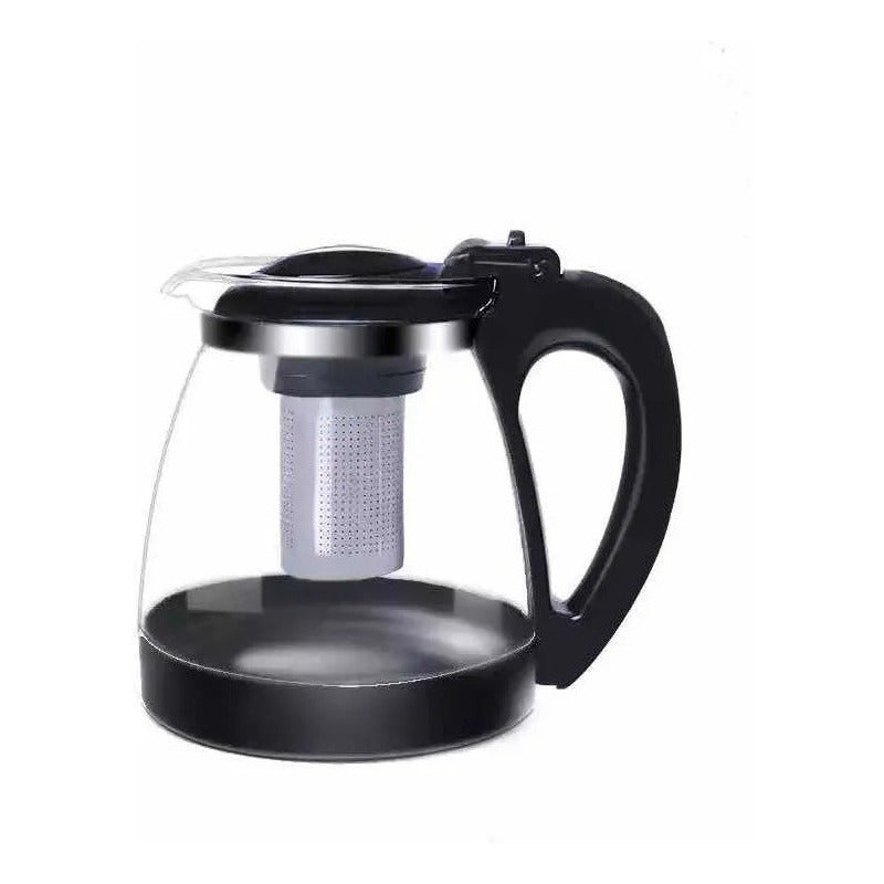 Tetera Con Infusor 1l Vidrio Y 4 Tazas Wincy Chaleira Transparente