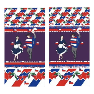 X2 Funda De Puerta Decoración Fechas Patrias 100x210cm M2