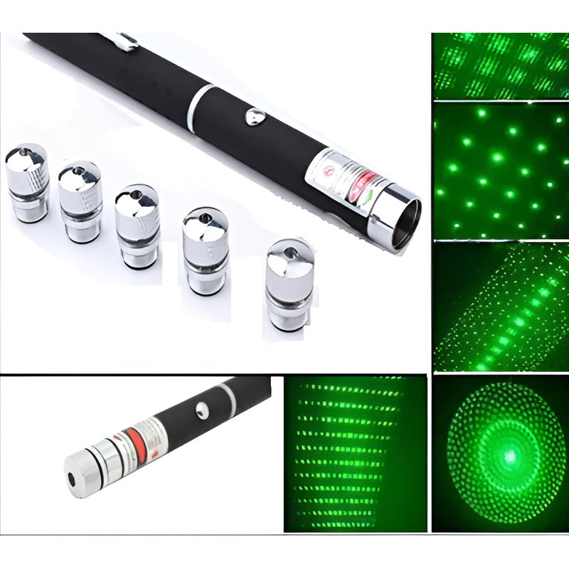 Puntero Laser Verde Caleidoscopio Efecto Lluvia Potente